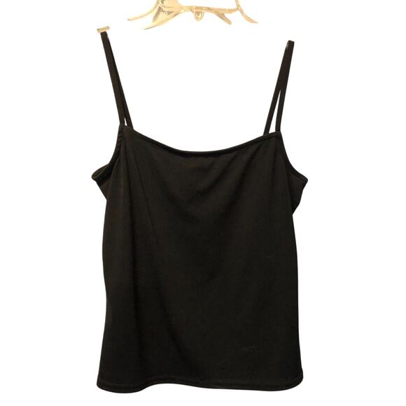 Cache Tank Top Cami Lot 2 Black Yellow Size M Stretch Adjustable Strap - Picture 3 of 6